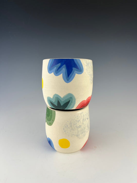 Hand painted tumbler